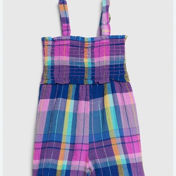GAP Other - Gap kids Colorful Plaid Kids Jumpsuit